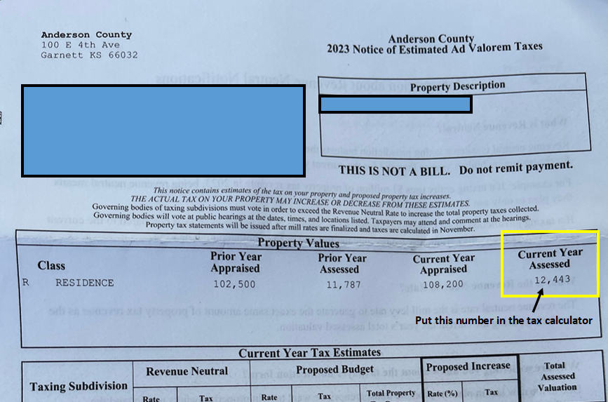 Crest Property Tax Calculator